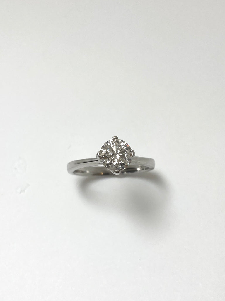 PLATINUM 1.01CT SOLITAIRE RING