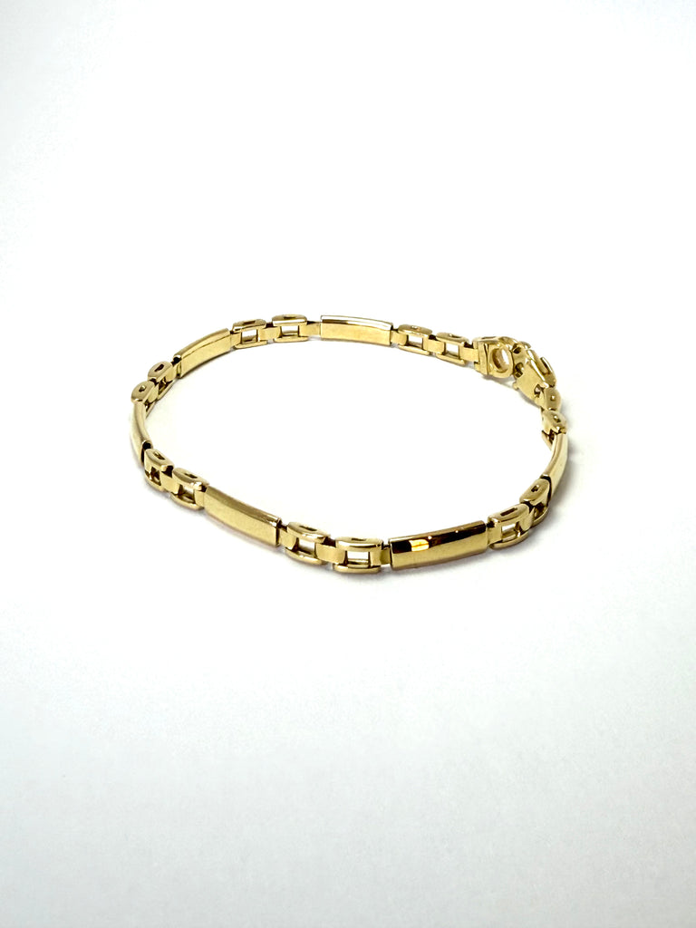 18CT YELLOW GOLD BRACELET