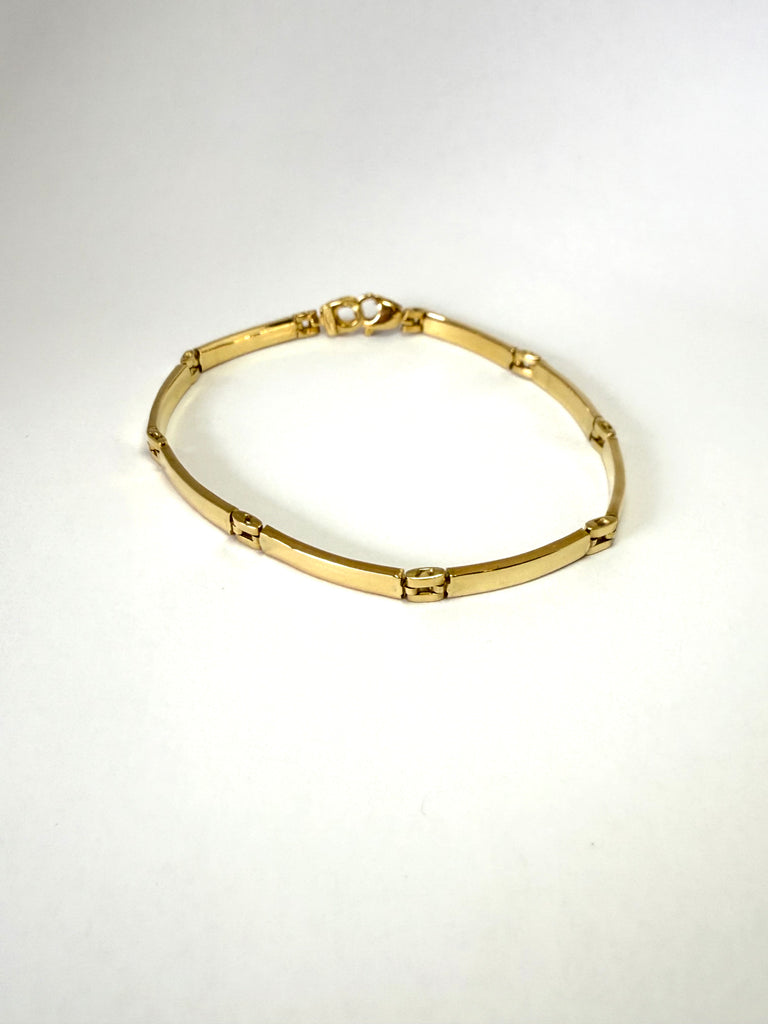 18CT YELLOW GOLD BRACELET