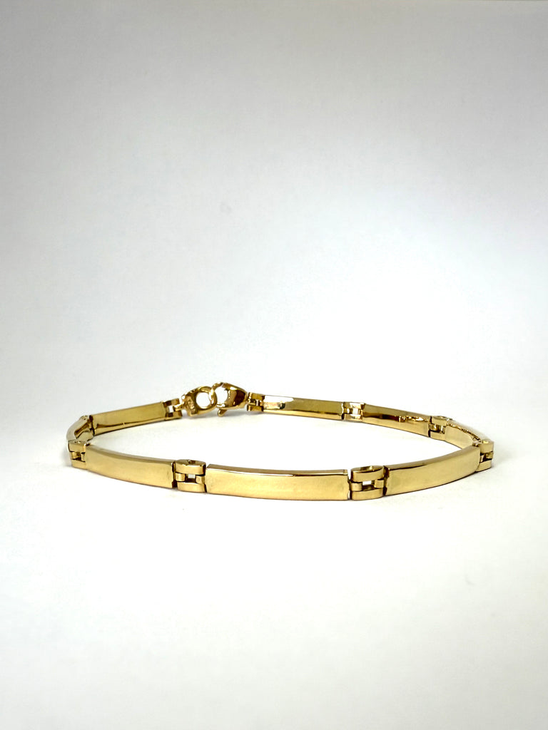 18CT YELLOW GOLD BRACELET
