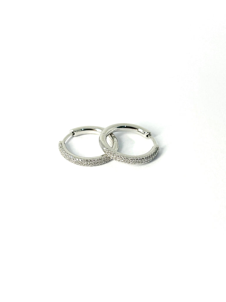 PLATINUM 0.28CT DIAMOND EARRINGS