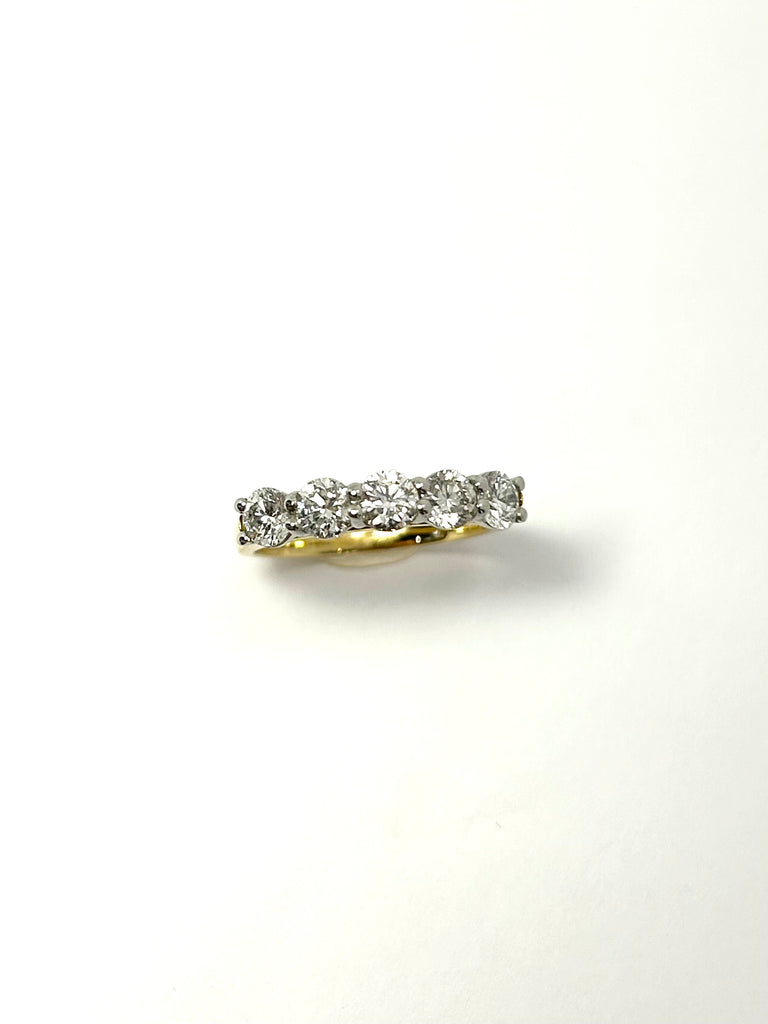 18CT YELLOW GOLD DIAMOND G COLOUR VS1 CLARITY 1.20CT RING
