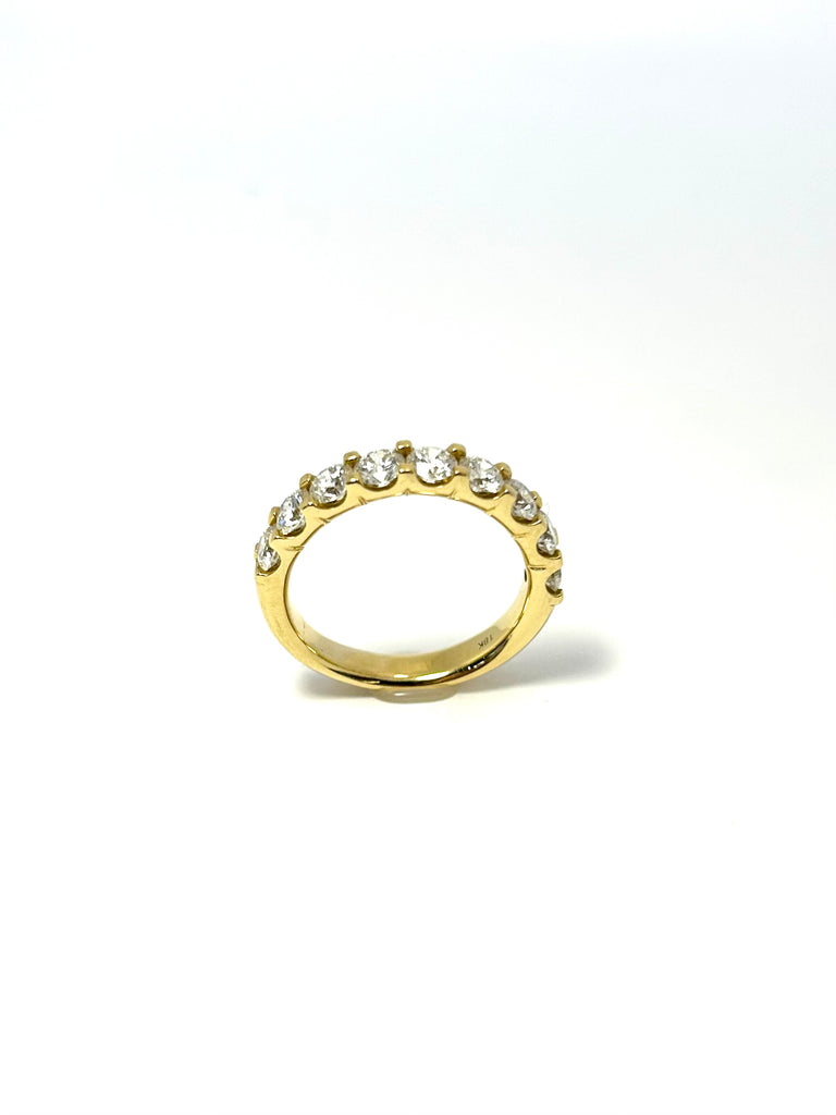 18CT YELLOW GOLD 1.50CT DIAMOND ETERNITY BAND