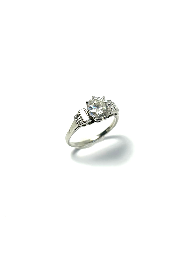 ORIGINAL ART DECO 1.62CT DIAMOND RING