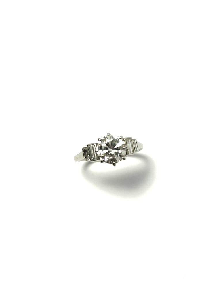 ORIGINAL ART DECO 1.62CT DIAMOND RING