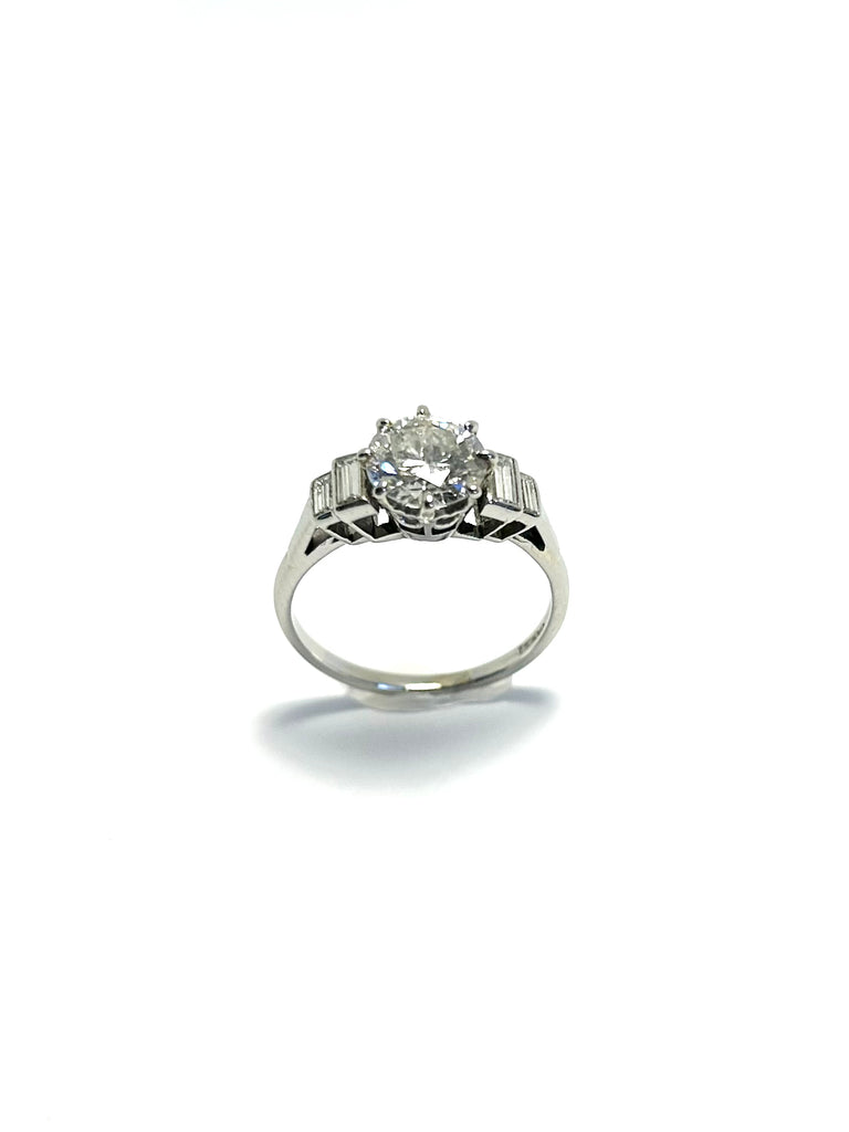 ORIGINAL ART DECO 1.62CT DIAMOND RING