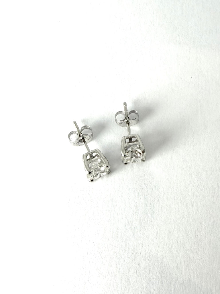 PLATINUM 2.00CT DIAMOND STUD EARRINGS
