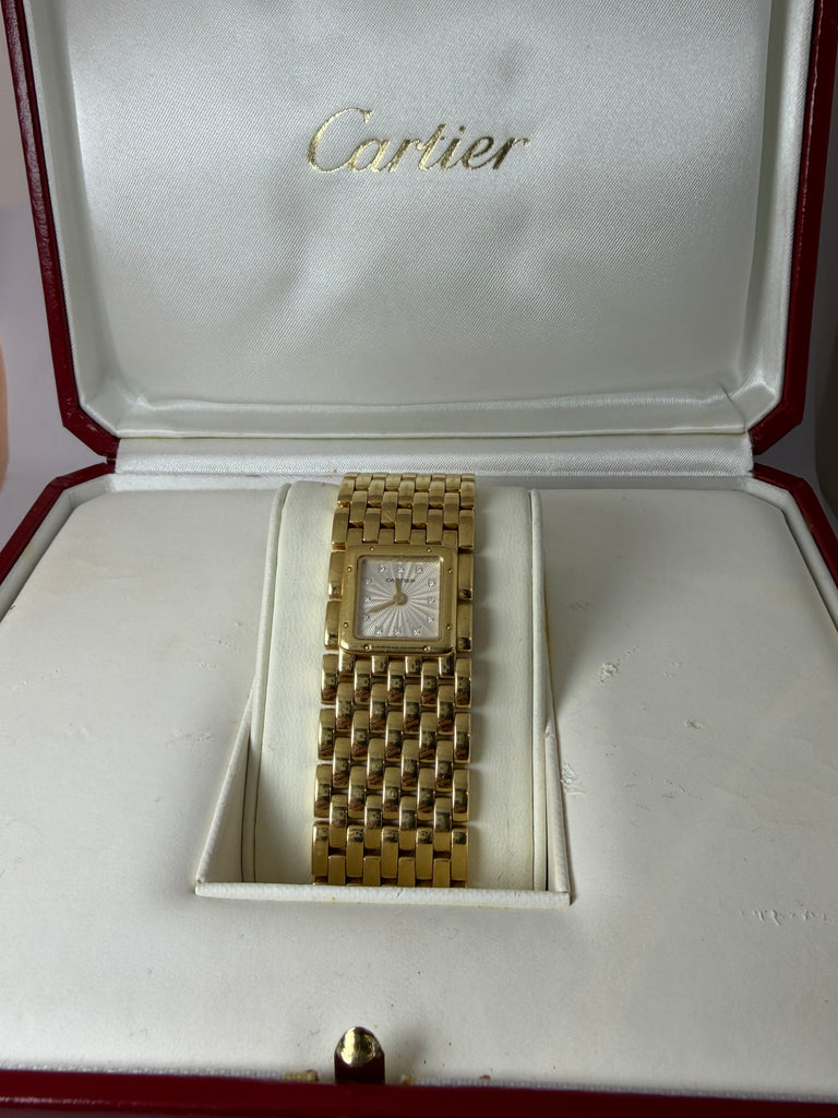 18CT SOLID GOLD CARTIER PANTHERE RUBAN 2002