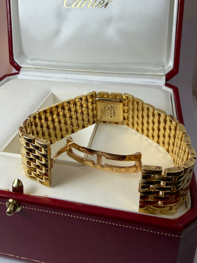 18CT SOLID GOLD CARTIER PANTHERE RUBAN 2002