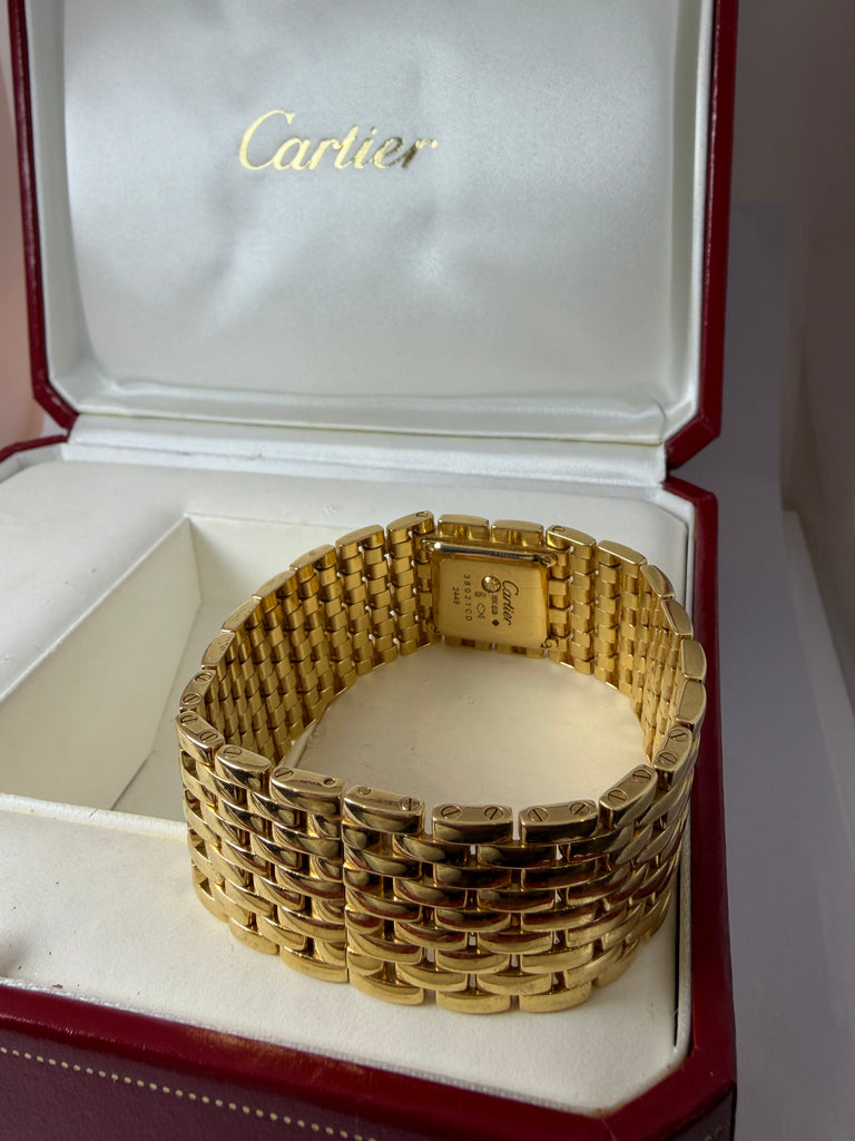 18CT SOLID GOLD CARTIER PANTHERE RUBAN 2002
