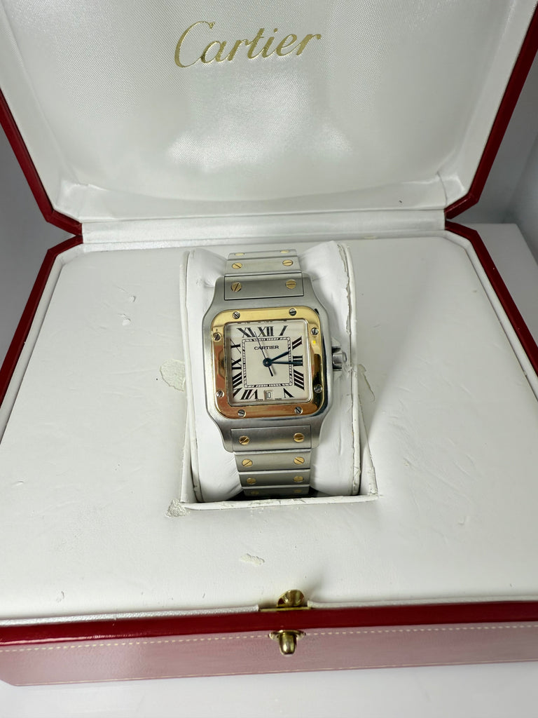 29MM SANTOS BI-METAL CARTIER WATCH 2002