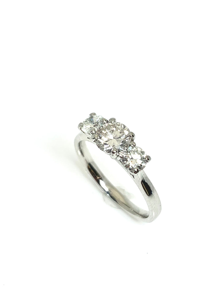 PLATINUM TRILOGY DIAMOND 1.22CTS RING