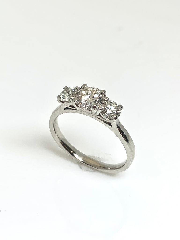 PLATINUM TRILOGY DIAMOND 1.22CTS RING