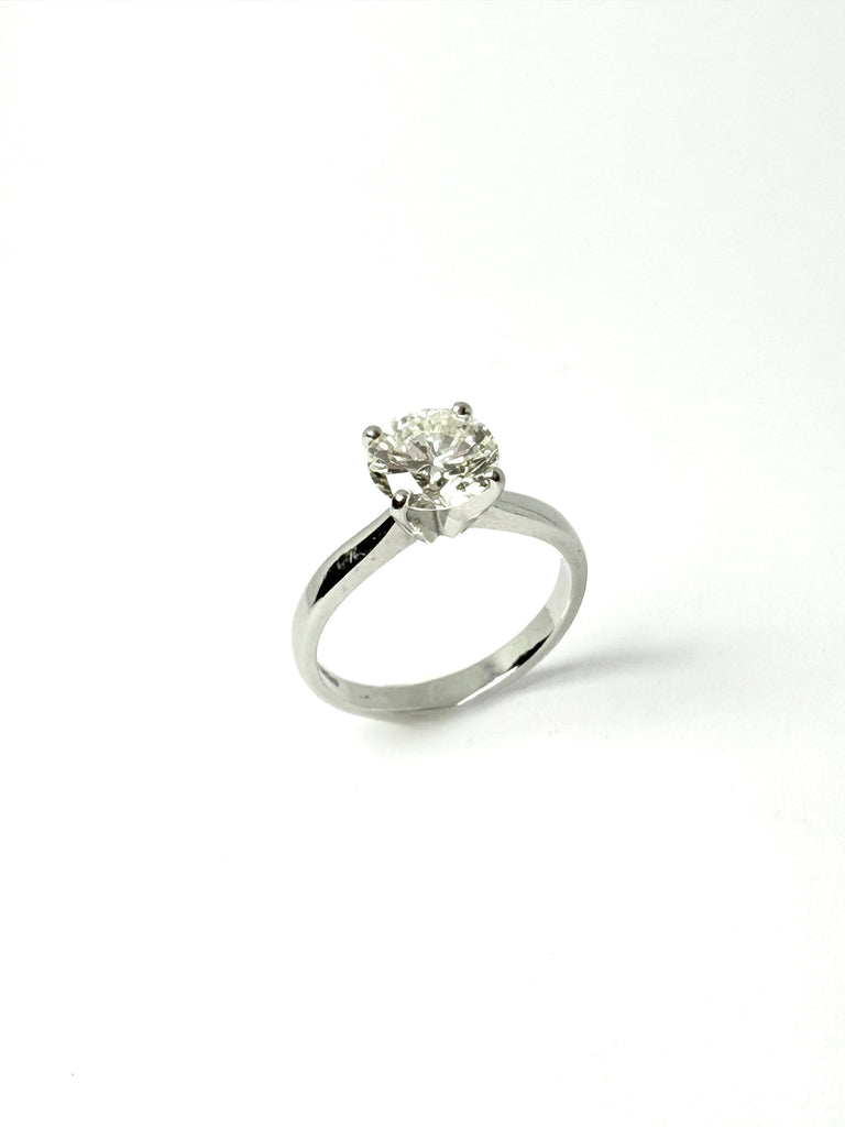 PLATINUM 1.52CT DIAMOND SOLITAIRE RING