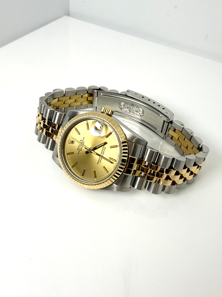 31MM LADIES BI METAL ROLEX DATEJUST 1988
