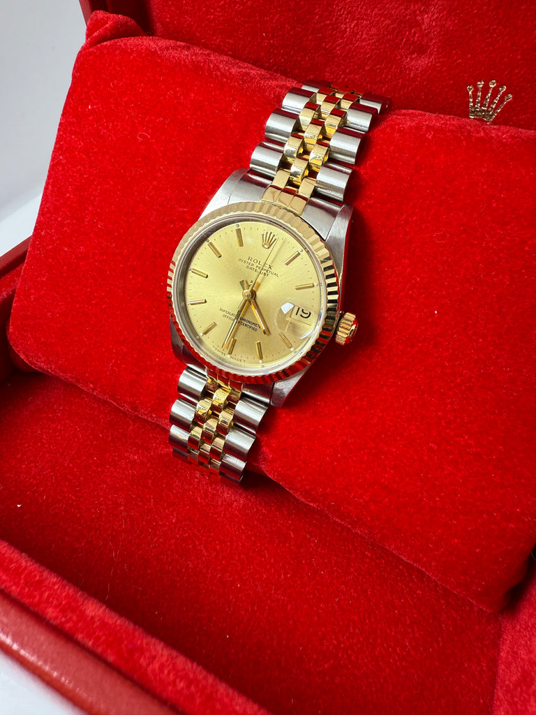 31MM LADIES BI METAL ROLEX DATEJUST 1988