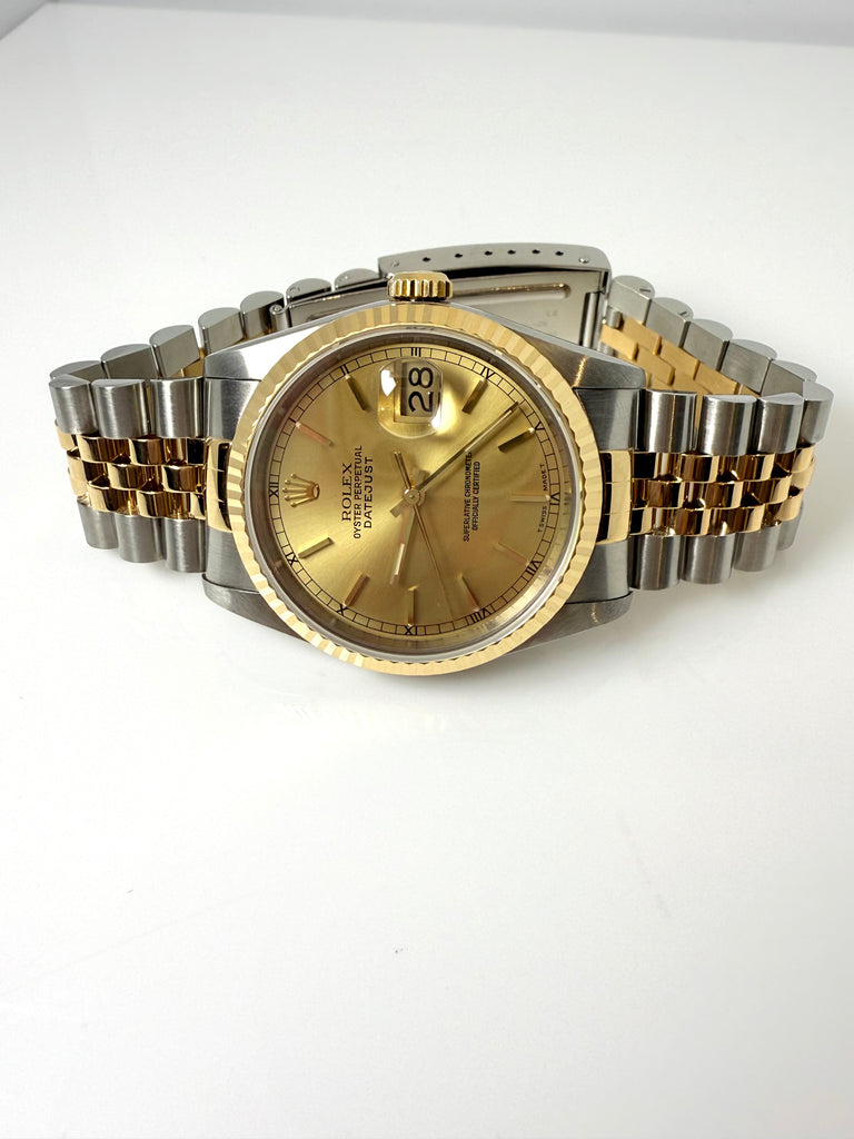 36MM ROLEX OYSTER PERPETUAL DATEJUST 1989