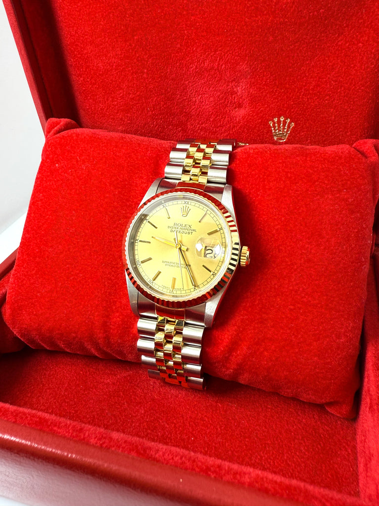 36MM ROLEX OYSTER PERPETUAL DATEJUST 1989