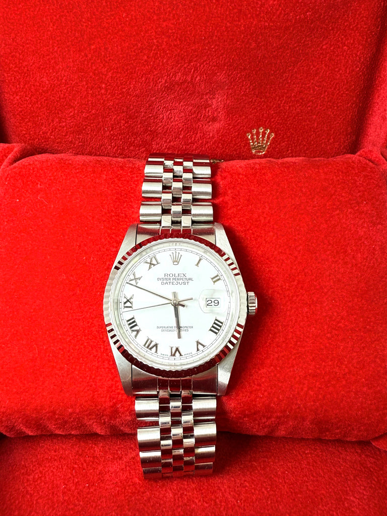 36MM ROLEX OYSTER PERPETUAL DATEJUST 1989