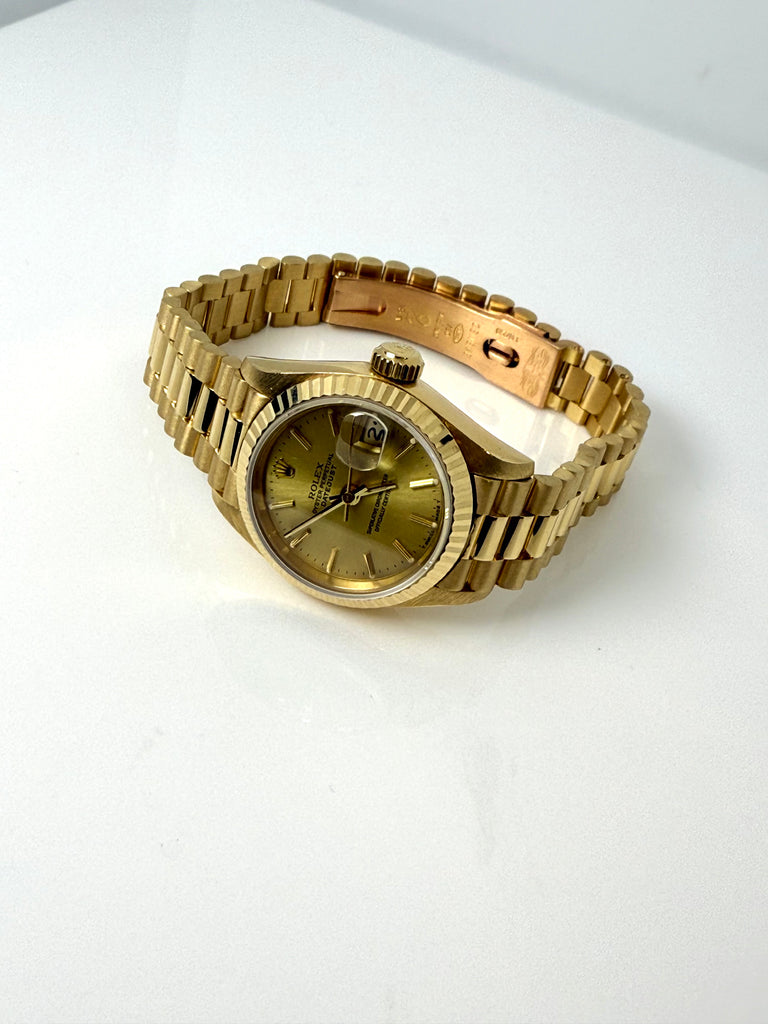 26MM ROLEX DATEJUST 1993 18CT YELLOW GOLD