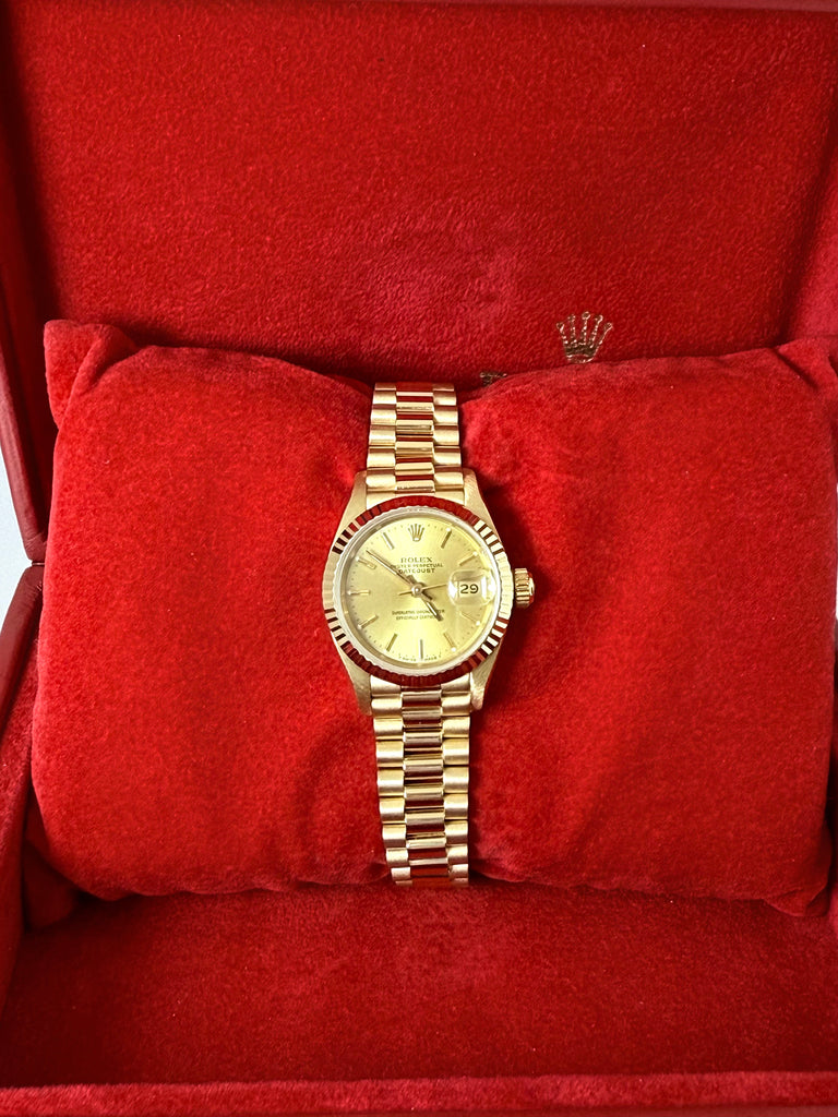 26MM ROLEX DATEJUST 1993 18CT YELLOW GOLD