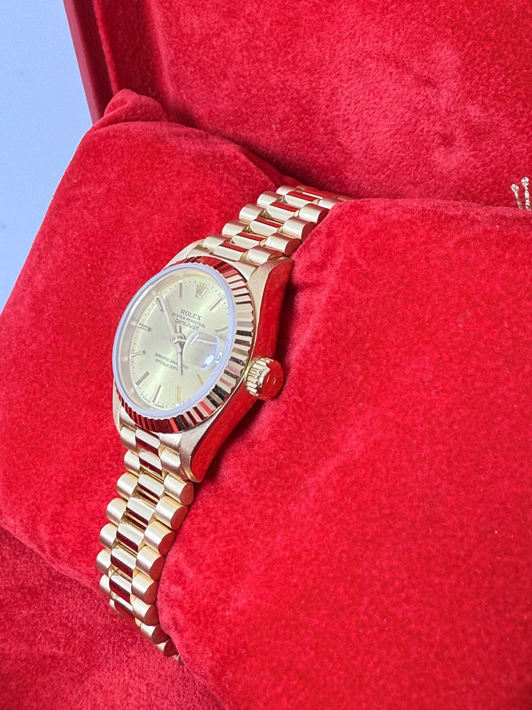 26MM ROLEX DATEJUST 1993 18CT YELLOW GOLD