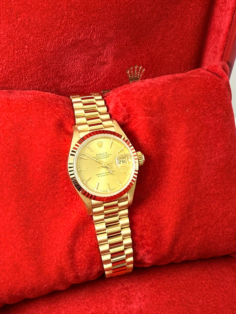 26MM ROLEX DATEJUST 1993 18CT YELLOW GOLD