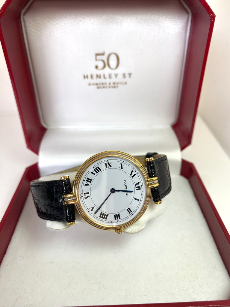 18CT GOLD CARTIER VENDOME 34MM