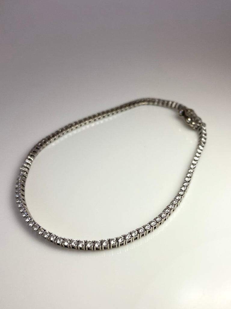 18CT WHITE GOLD 1.50CT DIAMOND TENNIS BRACELET