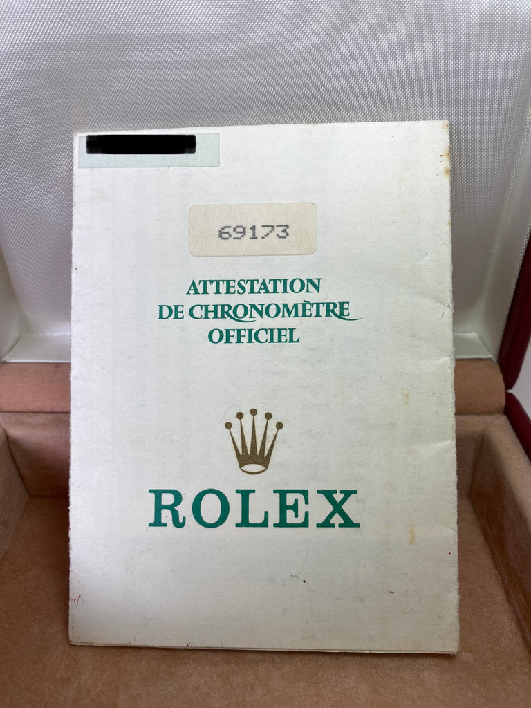 26MM ROLEX DATEJUST MODEL 69173