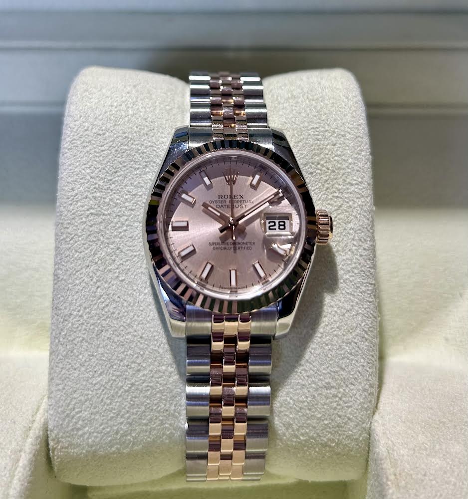 ROLEX DATEJUST ROSE GOLD AND STEEL 179171