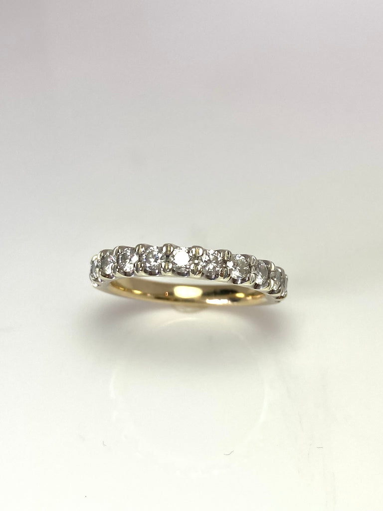 9CT GOLD DIAMOND ETERNITY BAND 70PT