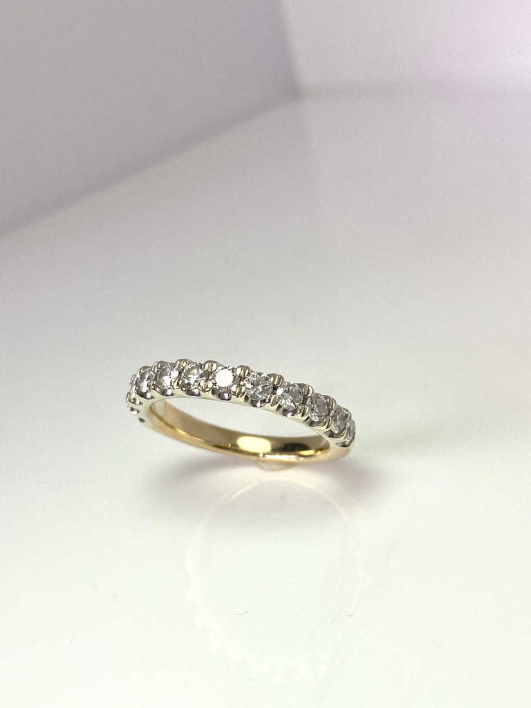 9CT GOLD DIAMOND ETERNITY BAND 70PT