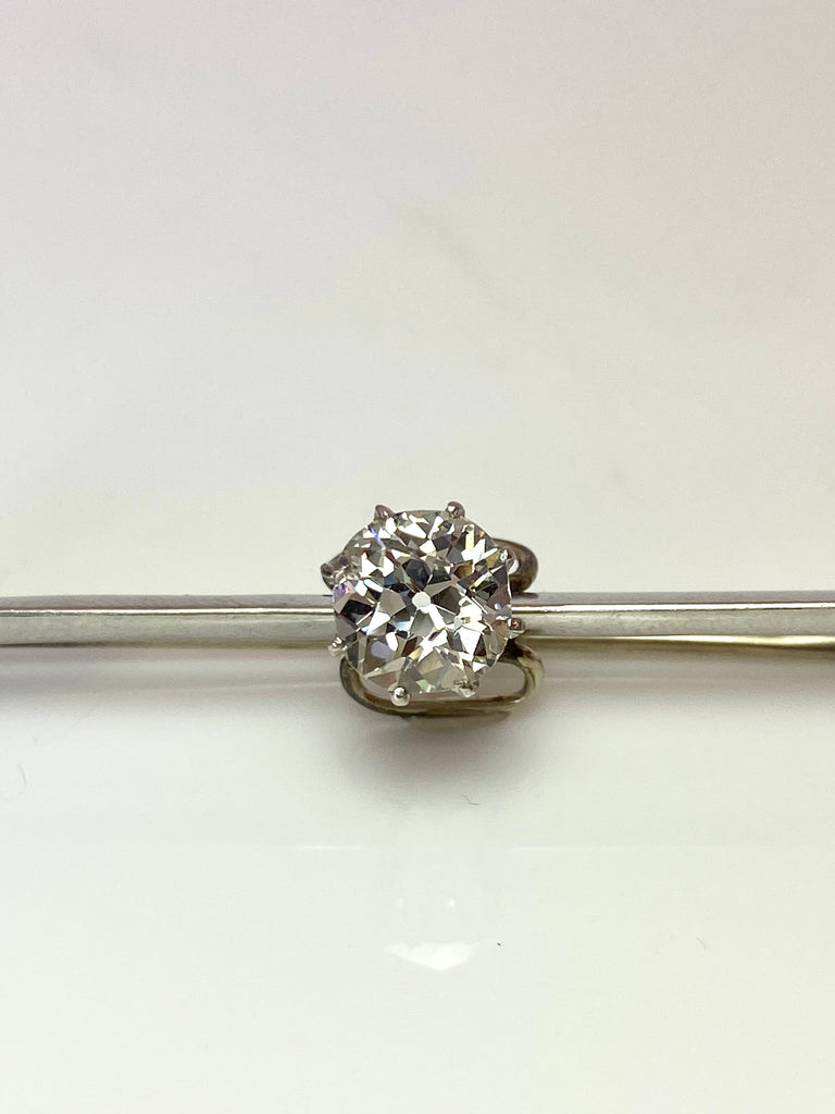 2.10CT OLD EUROPEAN CUT DIAMOND VINTAGE BROOCH