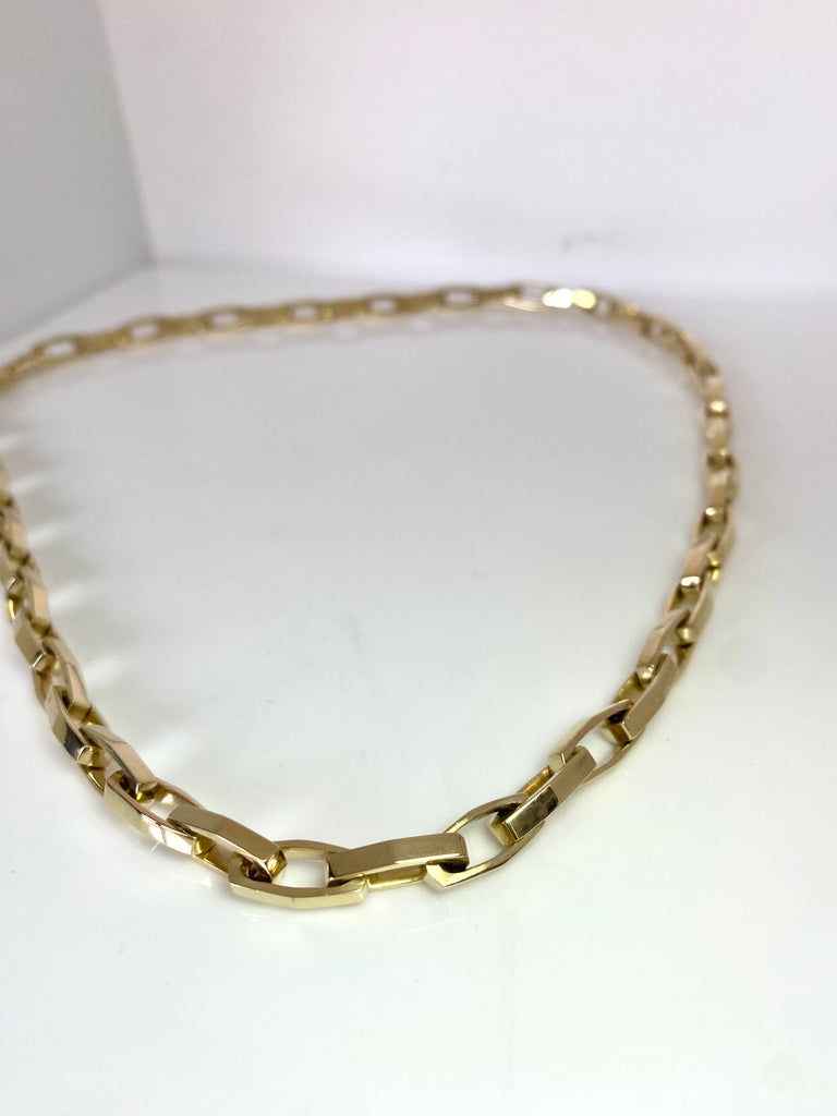 9CT HEAVY HAND MADE HEAVY LINK CHAIN