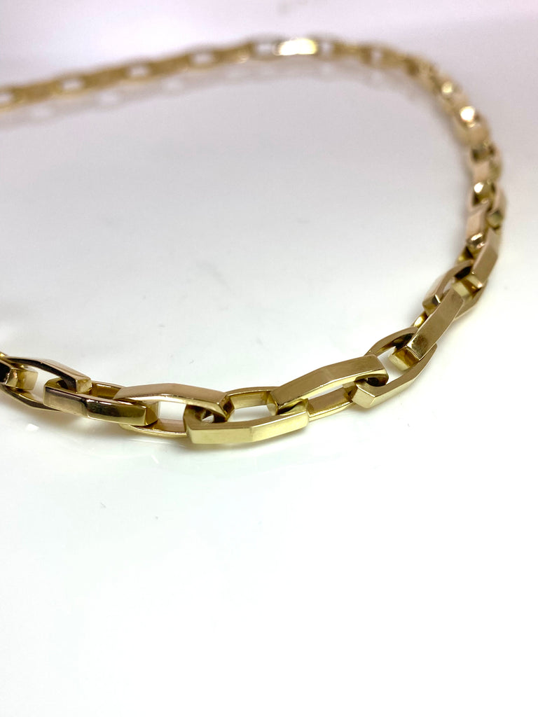 9CT HEAVY HAND MADE HEAVY LINK CHAIN