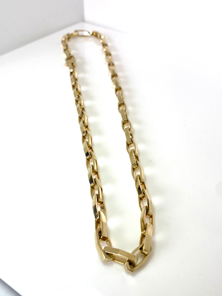 9CT HEAVY HAND MADE HEAVY LINK CHAIN