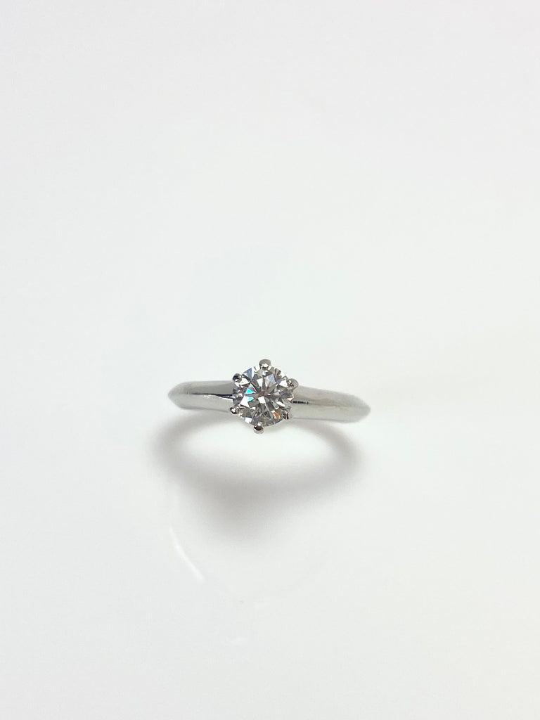 TIFFANY AND CO PLATINUM 52PT DIAMOND SOLITAIRE RING