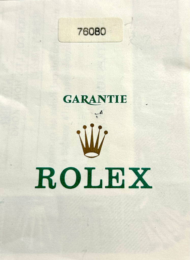 ROLEX OYSTER PERPETUAL 1999 MODEL 76080