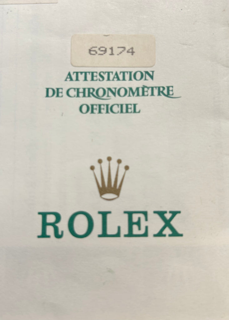 ROLEX 69174 DATEJUST 1991 26M