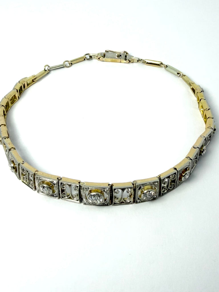 ORIGINAL ART DECO 1.50CT DIAMOND BRACELET