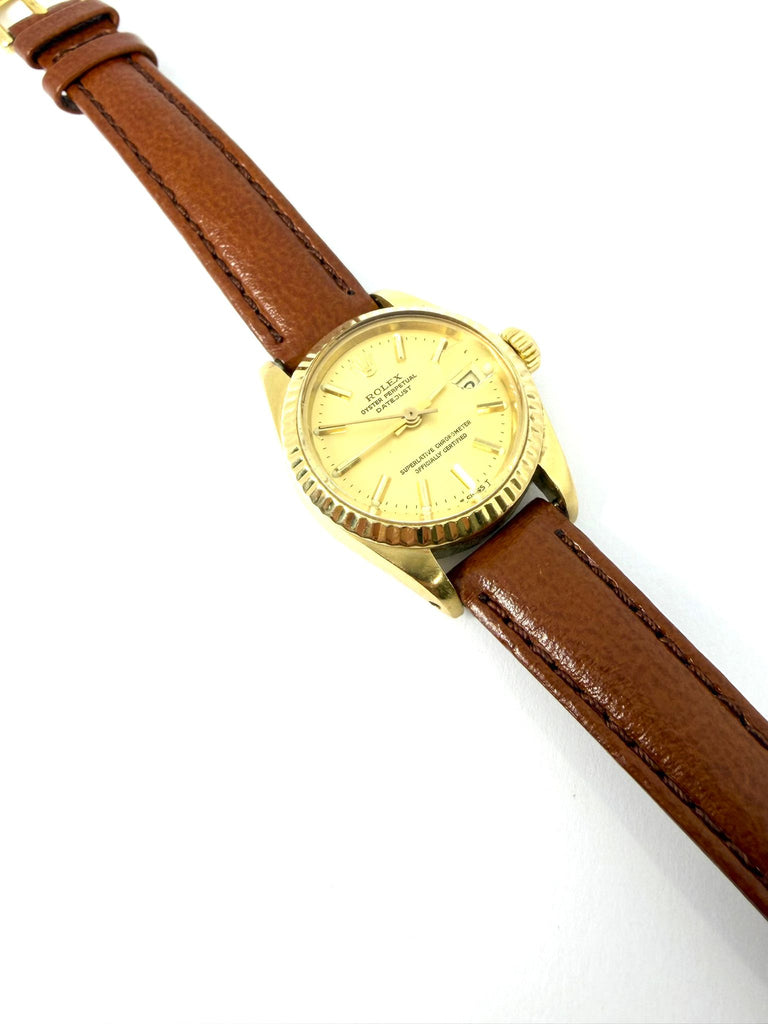 18CT VINTAGE ROLEX DATEJUST 6917