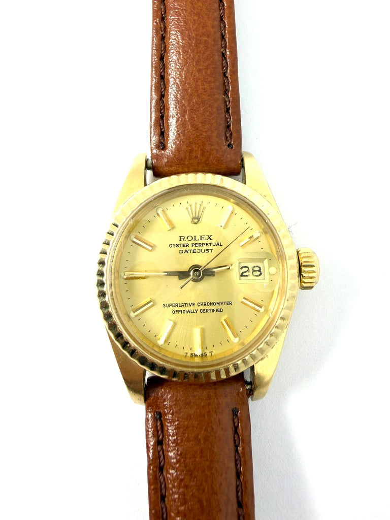 18CT VINTAGE ROLEX DATEJUST 6917