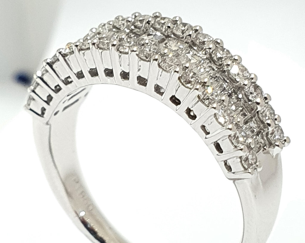 PLATINUM 1.52CT DIAMOND BAGUETTE RING