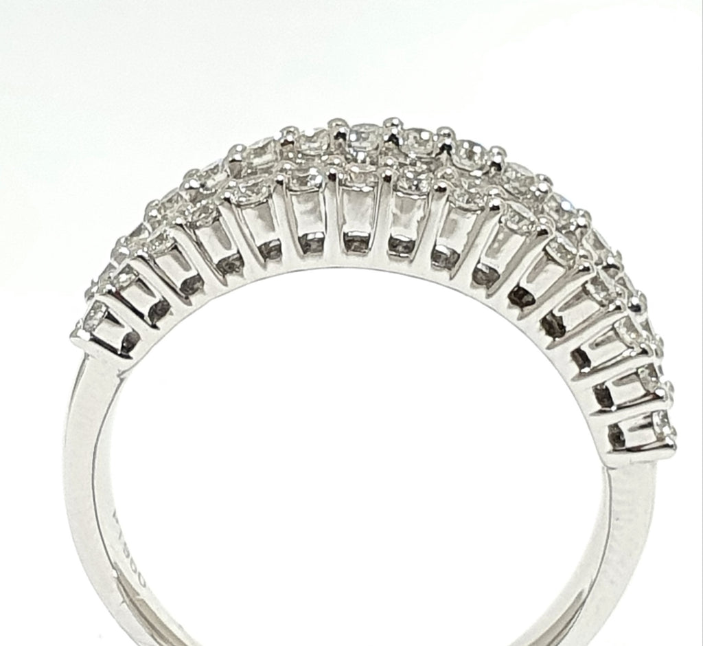 PLATINUM 1.52CT DIAMOND BAGUETTE RING