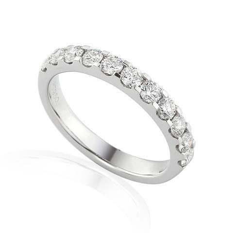 PLATINUM 50PT CLAW SET DIAMOND RING