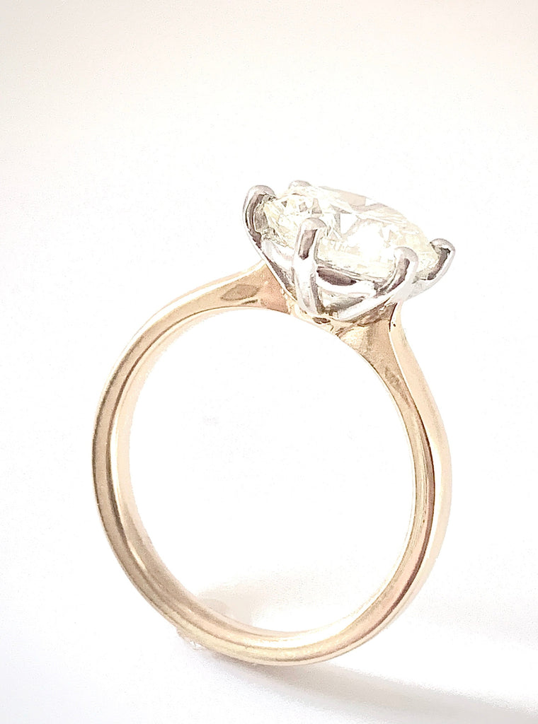 3.01CT AMAZING BRILLIANT CUT DIAMOND SOLITAIRE