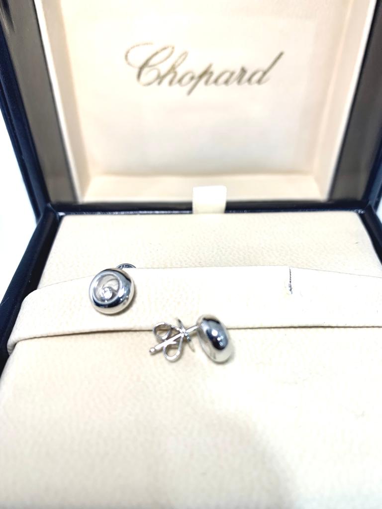 CHOPARD HAPPY DIAMOND STUDS