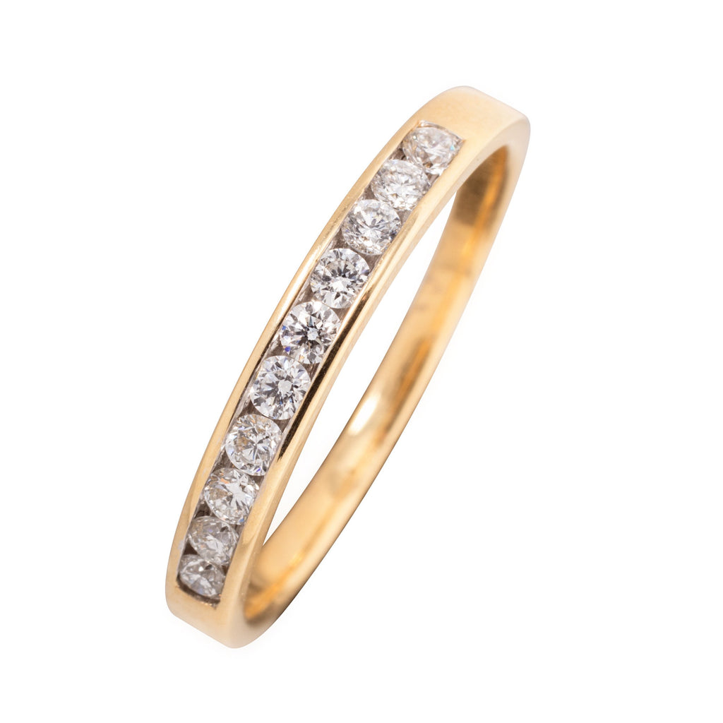 18CT CHANNEL SET DIAMOND ETERNITY BAND