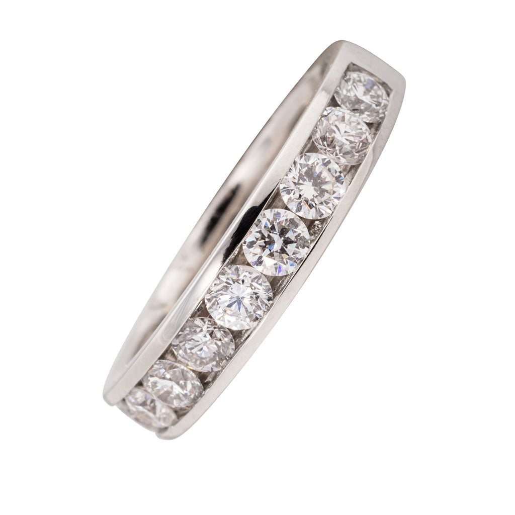 PLATINUM DIAMOND CHANNEL SET 1.00CT RING